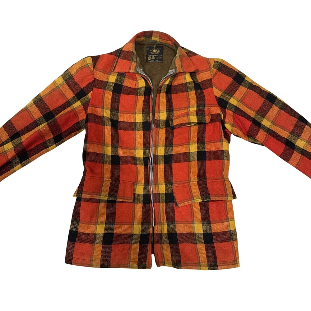 Swanndri New Zealand Pure Virgin‎ Wool Plaid Jacket M38 John Mack Product (READ)